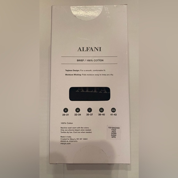 Alfani Men’s 4 Pack Briefs in Black Size XL 38-40 NWT $40 - Picture 4 of 6